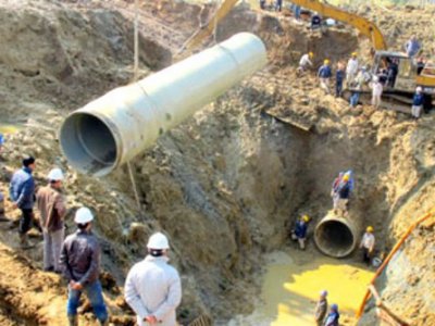 Bắt 2 bị can liên quan đến vụ vỡ đường ống nước sông Đà 