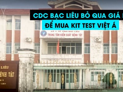 Vụ án Việt Á - Kit Test  Khởi tố vụ án tại CDC Bạc Liêu liên quan Việt Á
